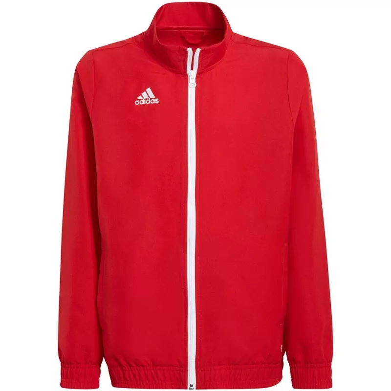 adidas Entrada 22 Prezentācijas jaka sarkana bērniem 128cm