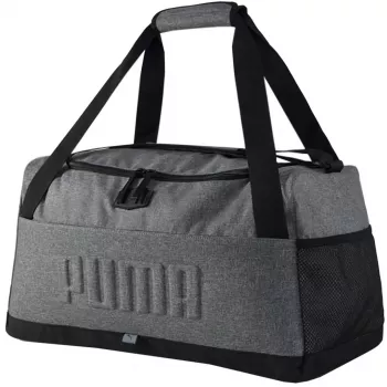 PUMA S Sports S Bag 35L Grey Duffel ar ventilējamu apavu nodalījumu