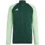 adidas Tiro 23 Competition vīriešu treniņu sporta krekls zaļš HU1303