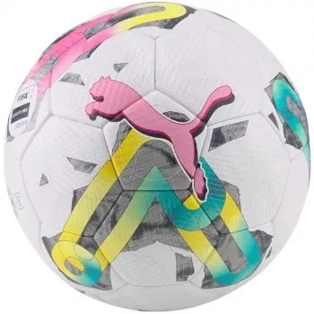 PUMA Orbita 2TB FIFA Quality Pro Futbols Balts-Zaļš-Rozā 83775 01