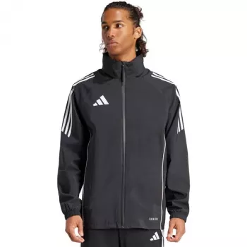 adidas Tiro 24 lietus jaka vīriešiem Melna/Balta IJ7390 izmērs S