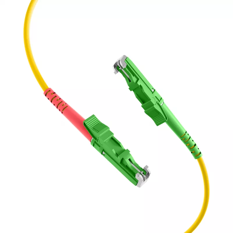 EFB Elektronik Duplex Jumper E2000/APC-E2000/APC 9/125µm OS2 LSZH Dzeltens 3.0mm 40m