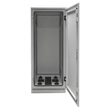 EFB ELEKTRONIK 19 inch tīkla skapis 42U 800x800, IP55, ar saliktu pamatni, RAL7035