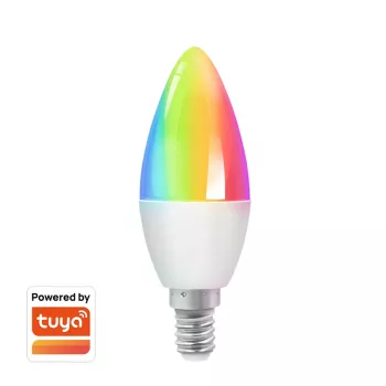 LogiLink WiFi viedā E14 sveces spuldze, saderīga ar Tuya