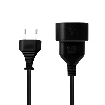 LogiLink pagarinātājs CEE 7/16 Europlug vīrietis–sieviete 0,2 m melns