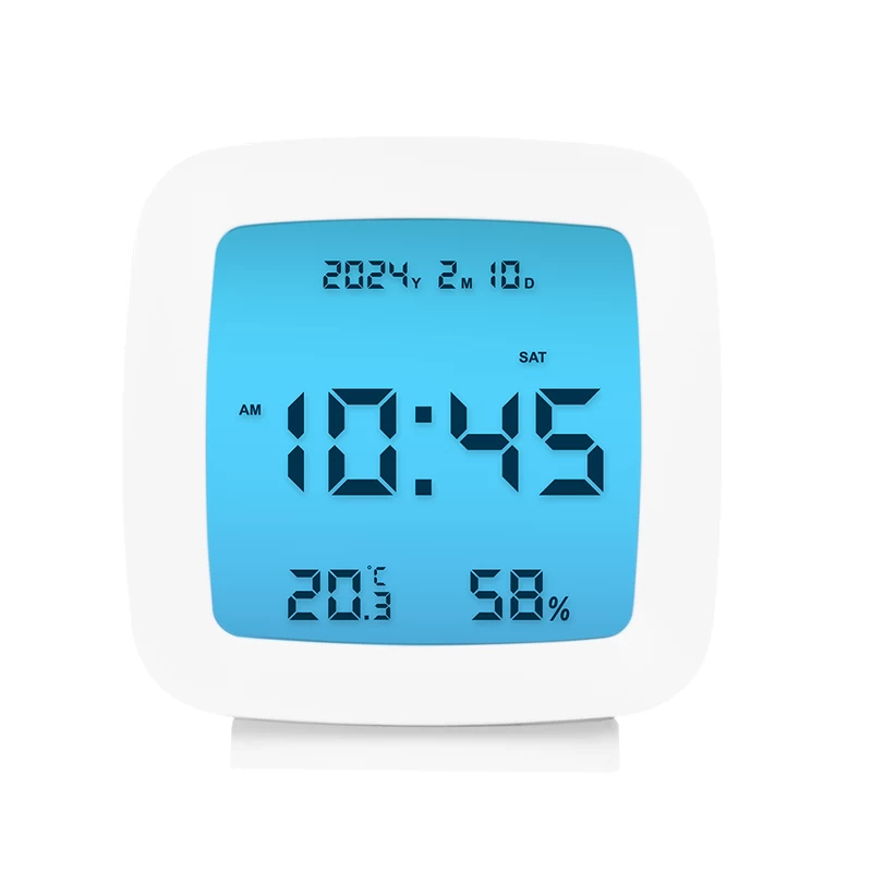LogiLink SC0120 digitālais modinātājpulkstenis TV formā, balts