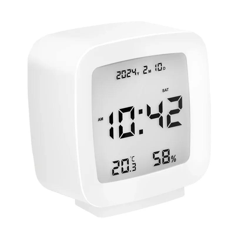 LogiLink SC0120 digitālais modinātājpulkstenis TV formā, balts