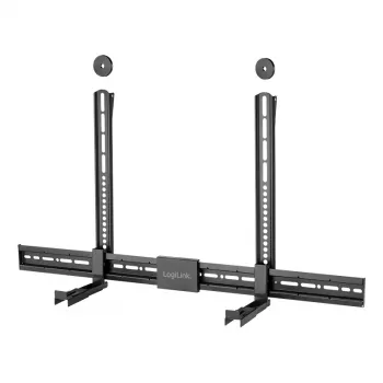 LogiLink BP0205 Universāls skaņas joslas stiprinājums, VESA kronšteins, dziļums regulējams 86-155mm, 15kg, melns