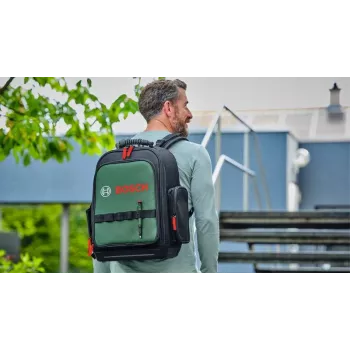 Bosch Power Tools 60 gabalu instrumentu mugursomas komplekts (melns/zaļš)