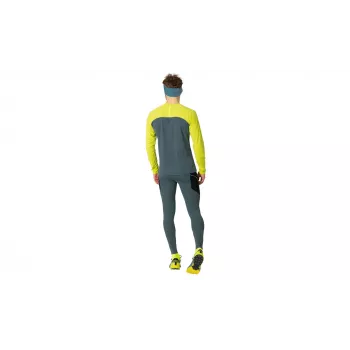 Salewa vīriešu Dynafit Alpine Pro garās piedurknes skriešanas krekls - Ultra Yellow