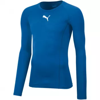 PUMA Liga Baselayer Tee LS vīriešu gara piedurkne T-krekls Peacoat-Puma White