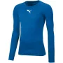 PUMA Liga Baselayer Tee LS vīriešu gara piedurkne T-krekls Peacoat-Puma White