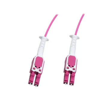 LOGILINK Uniboot Push-Pull optiskās šķiedras savienojuma vads LC-LC OM4, 0,5 m