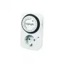 LogiLink mehāniskais taimera slēdzis ET0001, ikdienas programmējams, 16A/3680W, 230V, F tipa Schuko, balts
