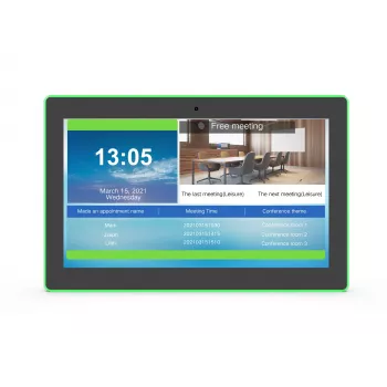 ALLNET MeetTwo-150B 15,6 collu Full HD Android 16 sanāksmju telpas planšetdators ar RGB LED, NFC/RFID un RK3576, melns