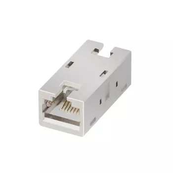 LogiLink Cat.6A ekranēts RJ45 starpsavienotājs, metāla korpuss, industriālā klase