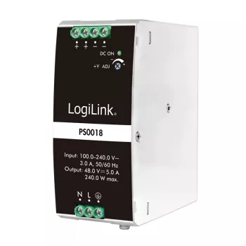 LogiLink Professional DIN Rail Barošanas bloks 240 W 48 V