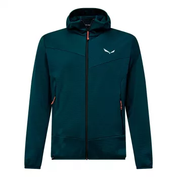 Salewa Puez Altavia Polarlite kapuces flīsa jaka vīriešiem Pond Blue