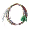 LogiLink optisko šķiedru pigtail komplekts 12 x LC/APC OS2 (G657.A1), 2m, krāsains, zaļš savienotājs