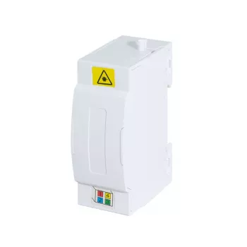 LogiLink FTTH sadales kārba DIN sliedei, 4 porti, balta