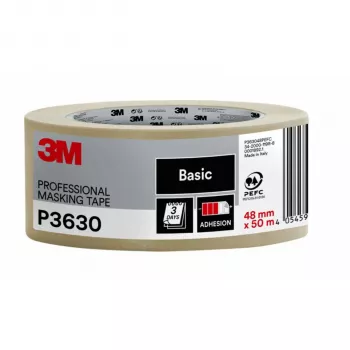 3M Scotch PRO Krāsotāja maskēšanas lente 48mm x 50m bēša P3630