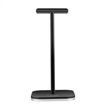LogiLink AA0186 austiņu statīvs ar RGB apgaismojumu, melns