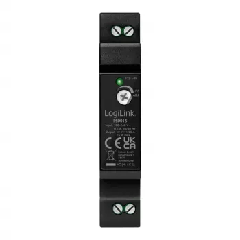 LOGILINK DIN Rail barošanas bloks 15 W / 12 V