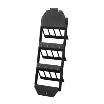 LOGILINK Keystone grīdas kastes ieliktnis 3 x 4 Keystone moduļiem, melns