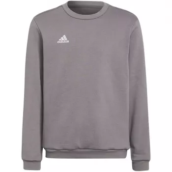 adidas Entrada 22 Sweat Top Bērnu pelēks sporta džemperis H57477 (116 cm)