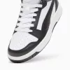 Puma Rebound V6 Mid bērnu kedas balti melnas 393831 01 38. izmērs