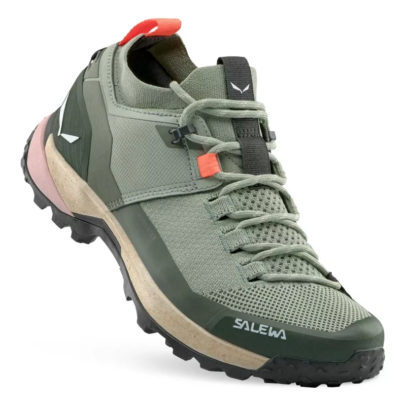Salewa Puez 2 Knit PTX Sieviešu zemie pārgājienu apavi - Shadow/Olive - EU 41