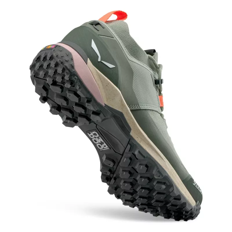 Salewa Puez 2 Knit PTX Sieviešu zemie pārgājienu apavi - Shadow/Olive - EU 41