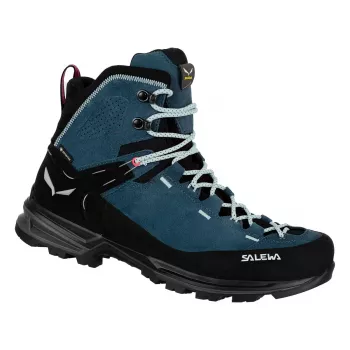 Salewa Women's MTN Trainer 2 Mid GTX pārgājienu zābaki Dark Denim/Black UK 7.5 (EU 41)
