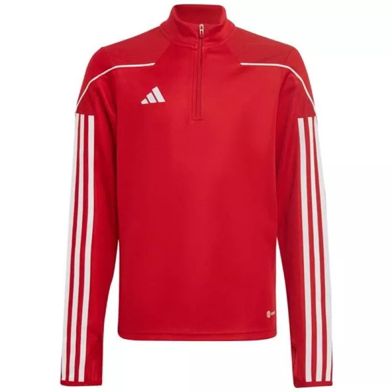 adidas Tiro 23 League bērnu treniņu džemperis sarkanā krāsā HS3489 164. izmērs