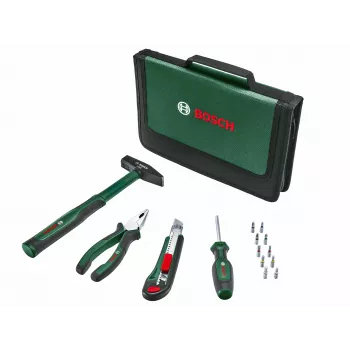 BOSCH Easy Starter 14 gabalu rokas instrumentu komplekts ar maciņu