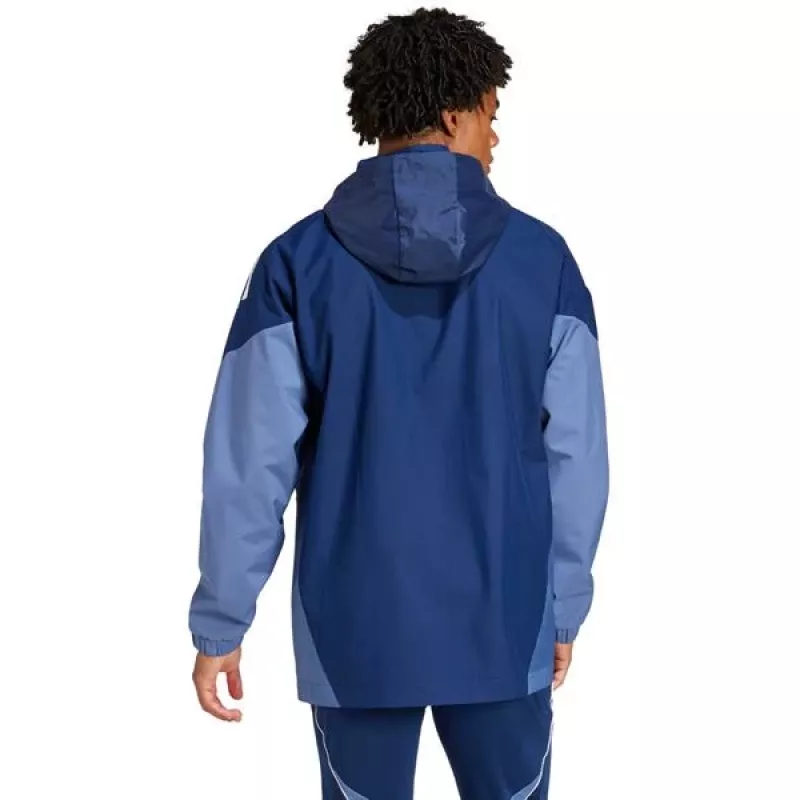 adidas Vīriešu Tiro 25 Competition visu laikapstākļu jaka Navy Blue L