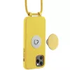 Just Elegance PopGrip Maciņš iPhone 11 Pro – Dzeltena Truša Ķepa