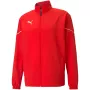 PUMA teamRISE Sideline vīriešu pilnās rāvējslēdzēja jaka, sarkana, S izmērs