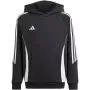 adidas Tiro 24 kapuces sporta krekls Black IJ5611 128cm