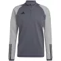 adidas Tiro 23 Competition treniņu tops vīriešiem Team Grey Four HU1316