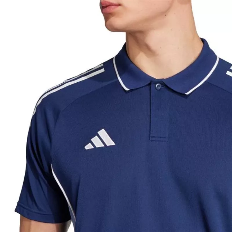 adidas Tiro 25 Competition Polo vīriešu, tumši zils, ar īsām piedurknēm, S izmērs