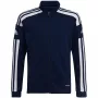 adidas Squadra 21 Treniņu pilna rāvējslēdzēja sporta krekls Navy Blue HC6276 jauniešiem 140cm