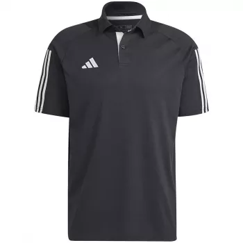 adidas Tiro 23 Competition Polo vīriešu polo krekls melns HK8051 S