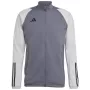 adidas Tiro 23 Competition vīriešu treniņu sporta krekls pelēks HP1908