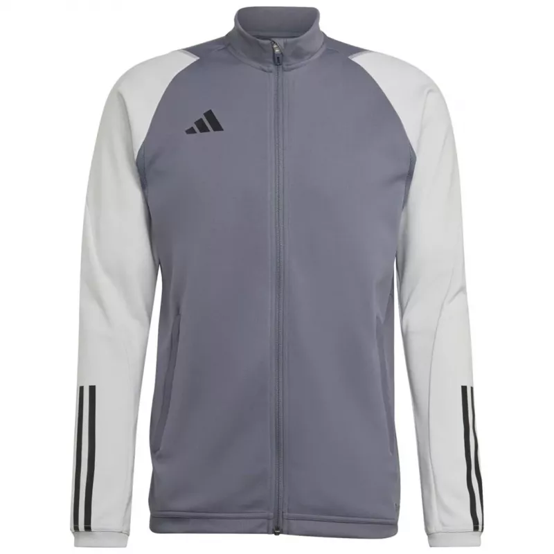 adidas Tiro 23 Competition vīriešu treniņu sporta krekls pelēks HP1908