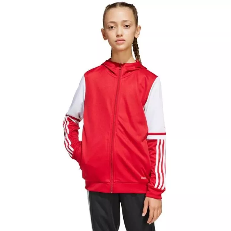 adidas Squadra 25 bērnu kapuce Unisex Sarkanā/Baltā JD4801 128cm