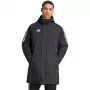 adidas Tiro 24 Stadium Parka vīriešu jaka Black/White L