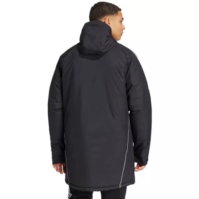 adidas Tiro 24 Stadium Parka vīriešu jaka Black/White L