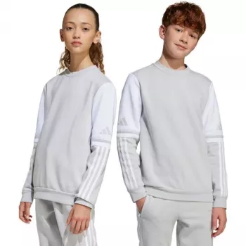 adidas Squadra 25 Sweat Crew bērnu sporta džemperis pelēks JD4824 152cm