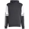 adidas Squadra 25 vīriešu sporta kapuce, melna/balta, M izmērs